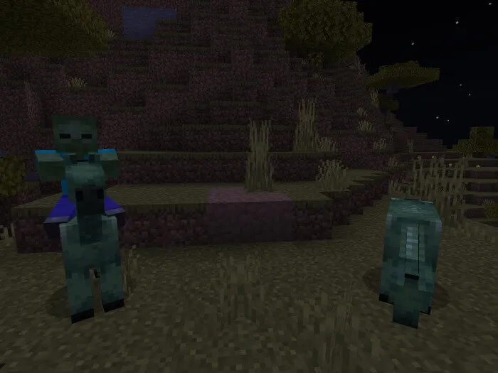 Зомби верхом на Зомби-лошади