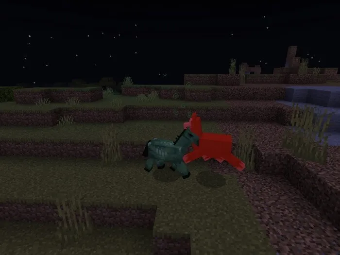 Зомби-лошадь атакует