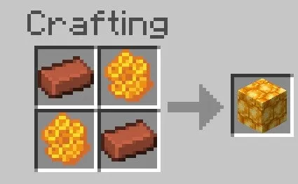 Рецепт блока Затвердевших сот