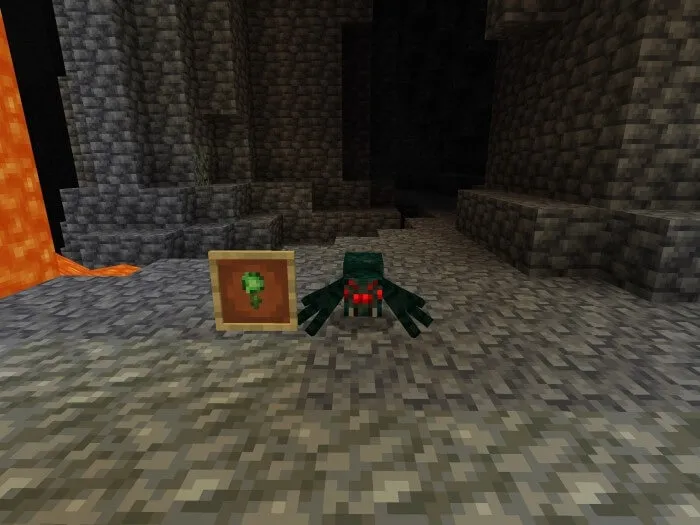 Пещерный паук и дроп