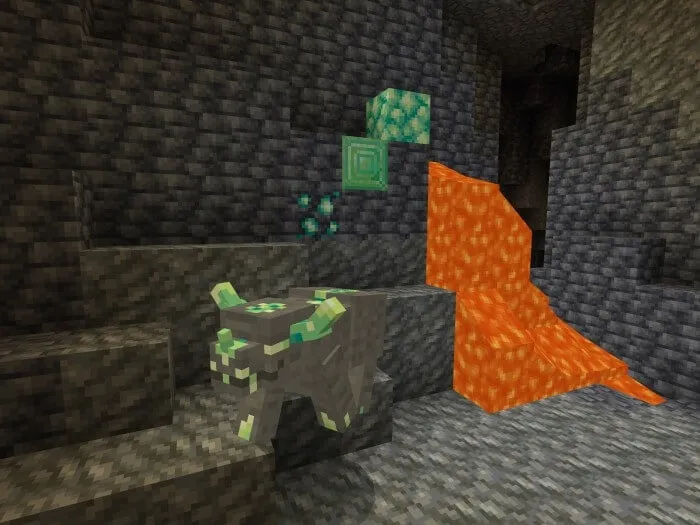 Мифриловая руда и моб