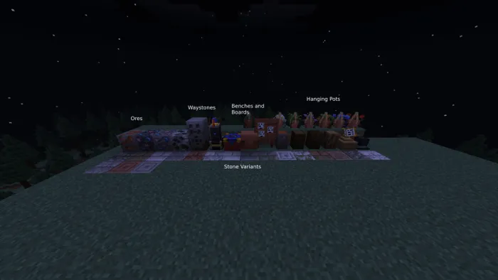 Все блоки аддона