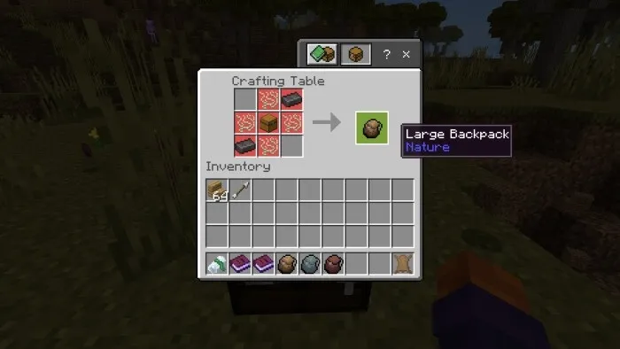 Крафт большого рюкзака