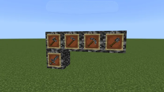 Инструменты из коренной породы