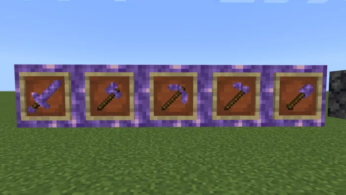 Инструменты из аметиста