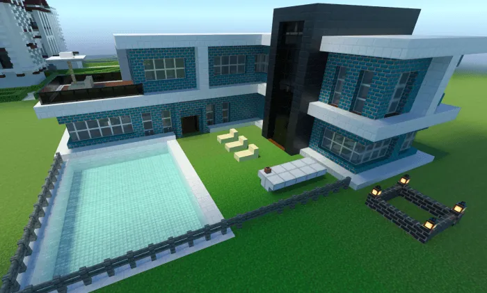 Вид шикарного дома