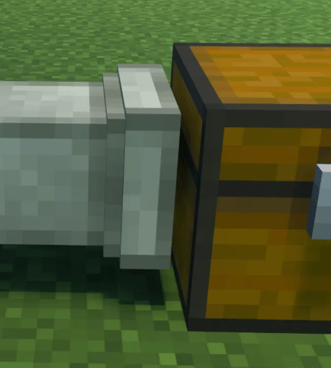 Сундук и труба