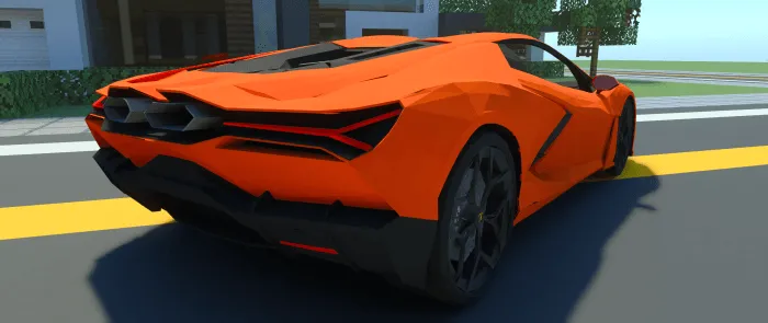 Ламборгини ревуэлто вид сзади