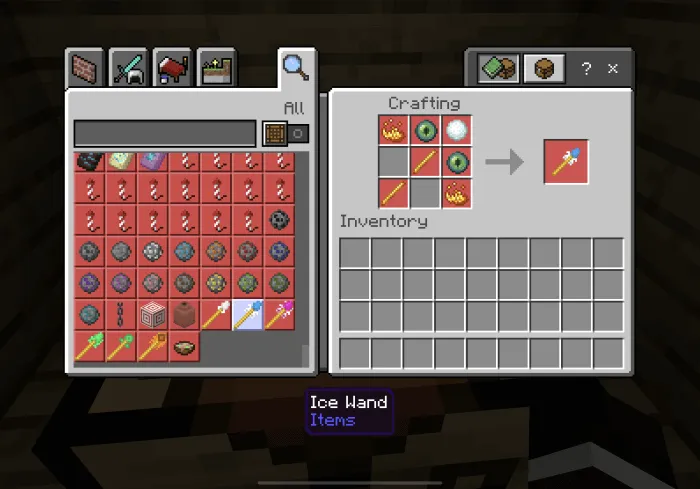 Крафт ледяной палочки