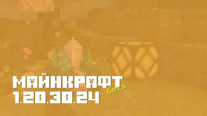 Майнкрафт ПЕ 1.20.30.24 [Бета версия]