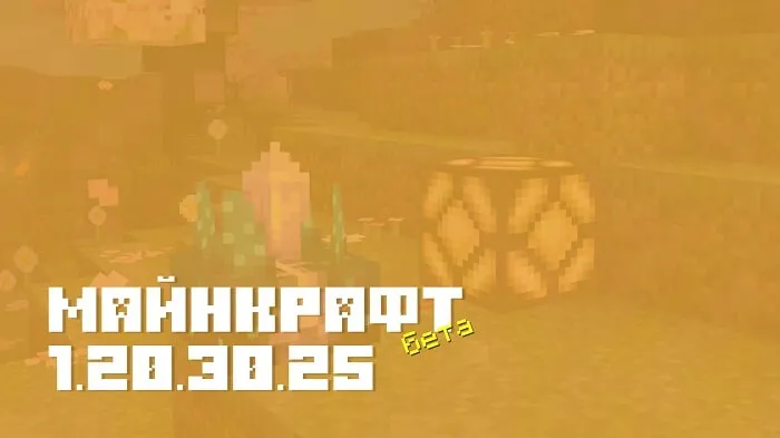 Майнкрафт ПЕ 1.20.30.25 [Бета версия]