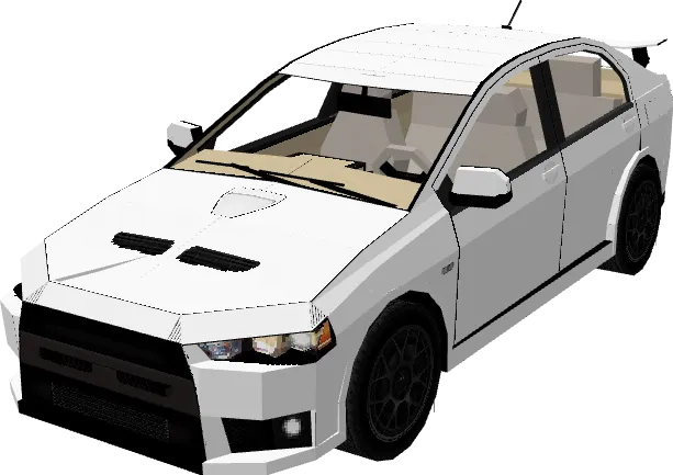 Белый митсубиси