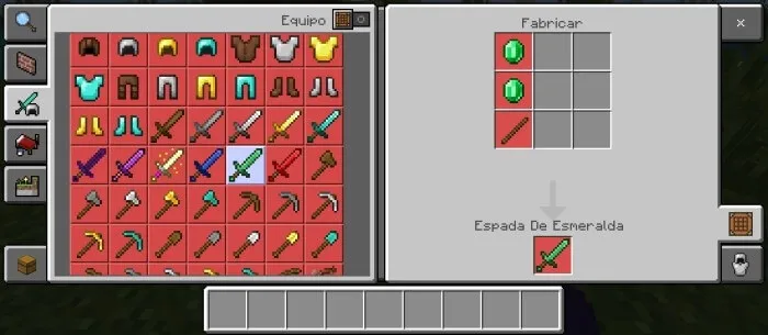 Крафт изумрудного меча