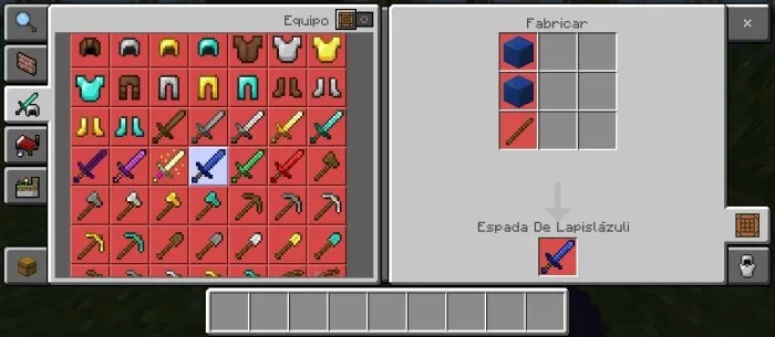 Крафт лазуритового меча
