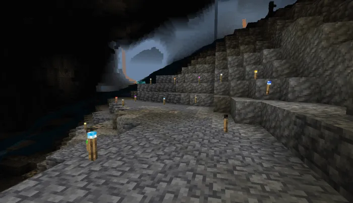 Разноцветные факелы