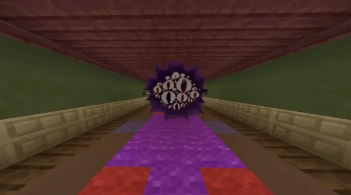 Глаза смотрят на игрока