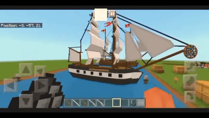 Вид корабля в игре