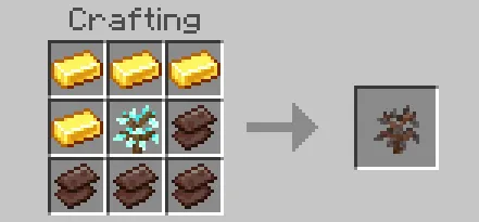 Крафт незерит дерева