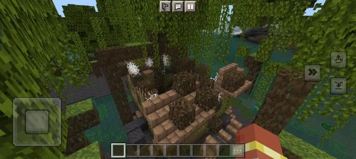 Руины дома в джунглях