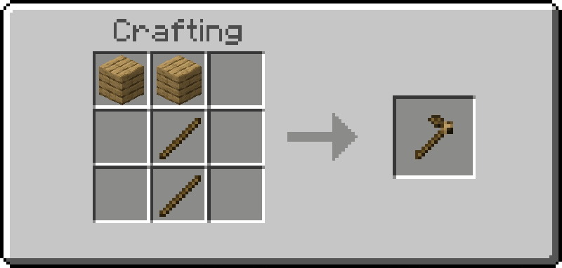 Крафт мотыги