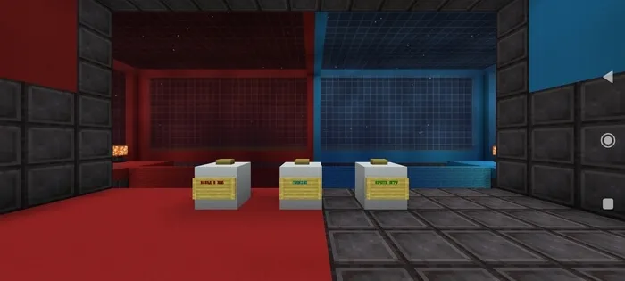 Локация с кнопками управления