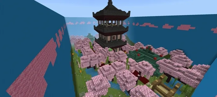 Сакура и башня