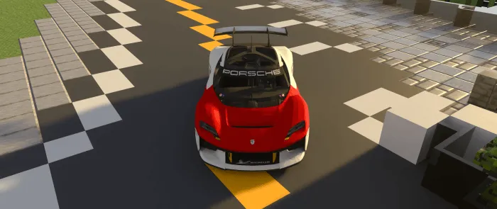 Порше на дороге