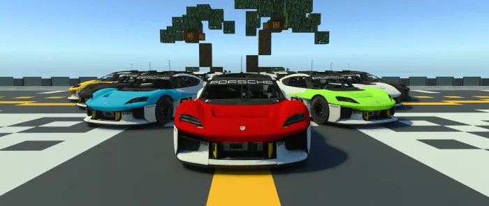 Все гоночные цвета порше