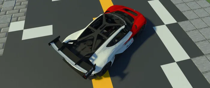 Порше вид сверху