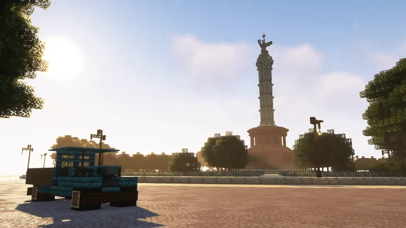 Машина на площади