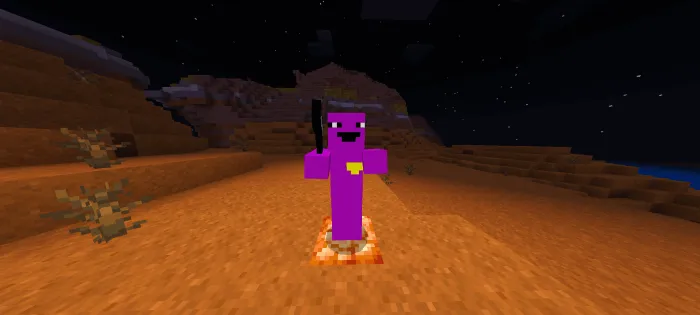 Фиолетовый парень