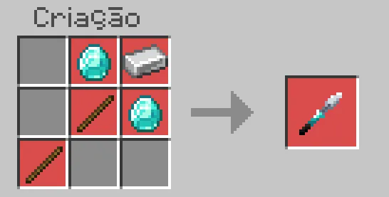 Крафт алмазного копья