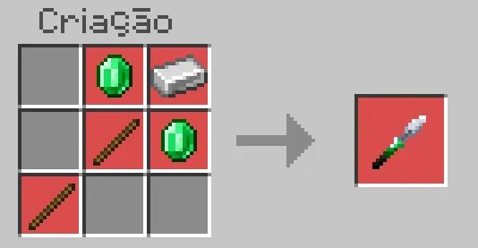 Крафт изумрудного копья