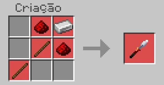 Крафт редстоун копья