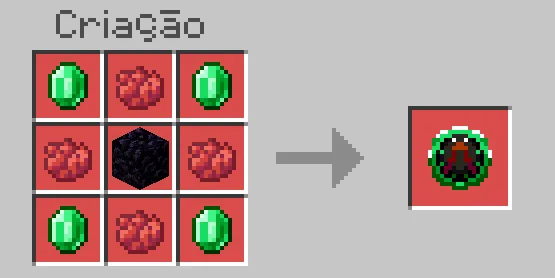 Крафт изумрудного щита