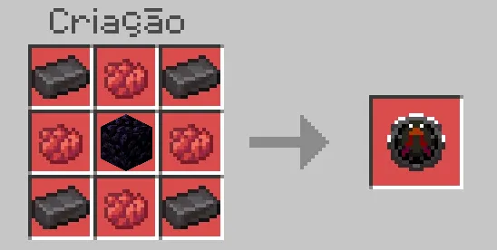 Крафт незерит щита