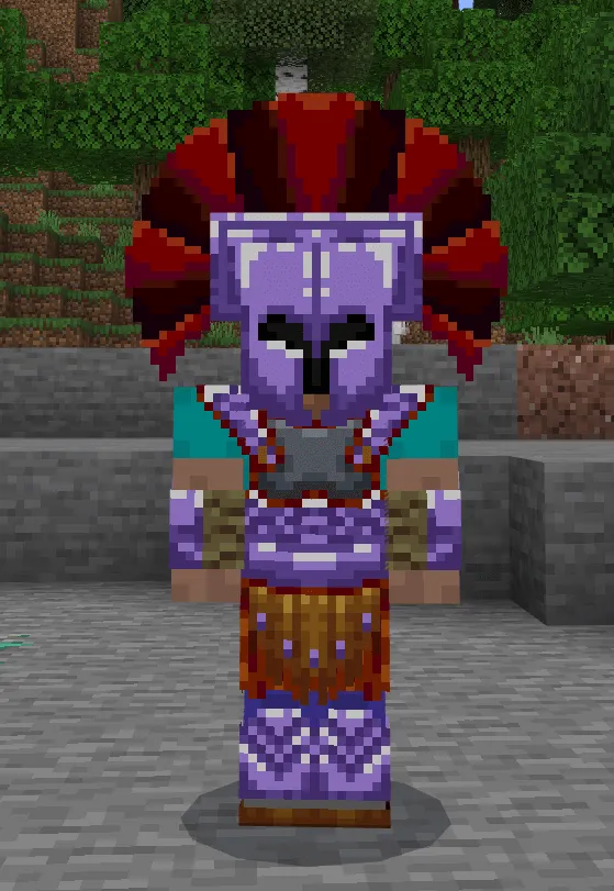 Вид аметистовой брони