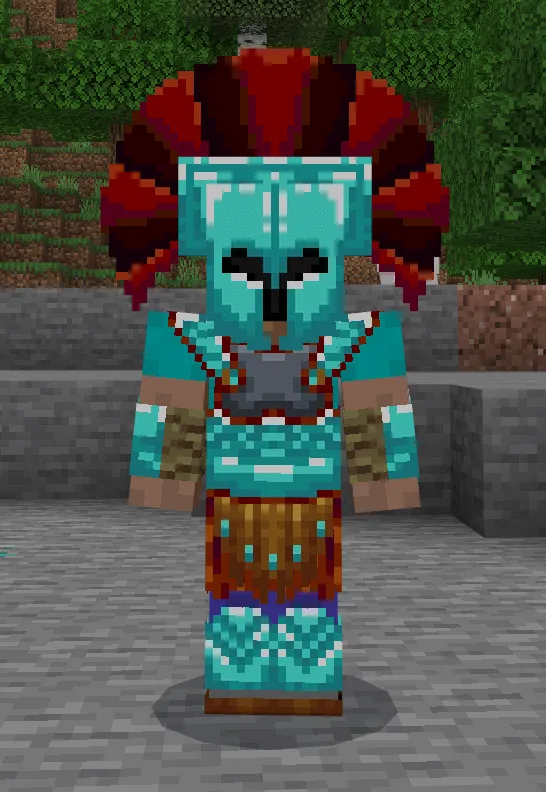 Вид алмазной брони