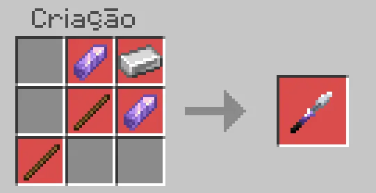 Крафт аметистового копья