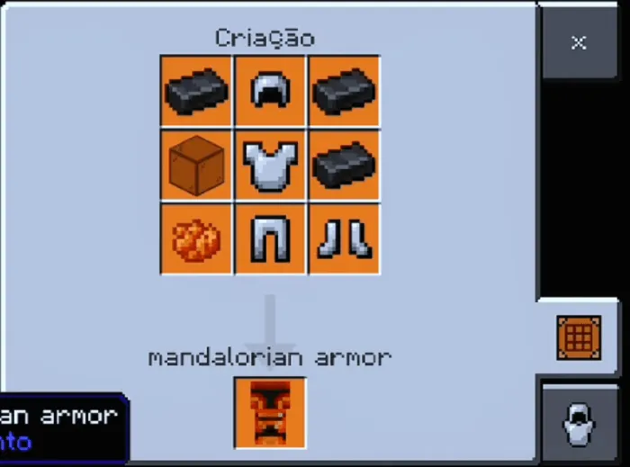 Крафт красной мандолорианской брони