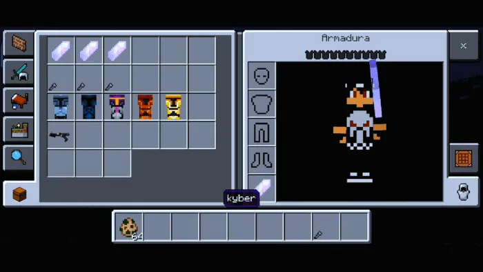 Вид в инвентаре