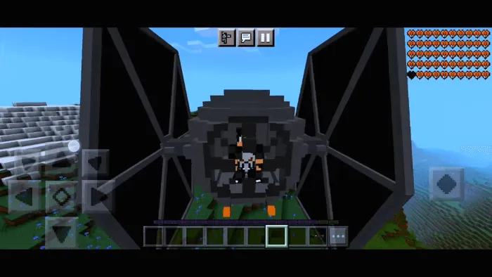 Игрок в космическом корабле ситхов