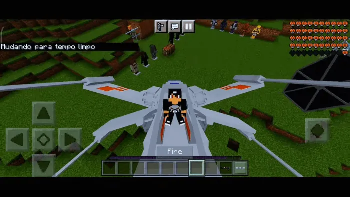 Игрок в космическом корабле повстанцев