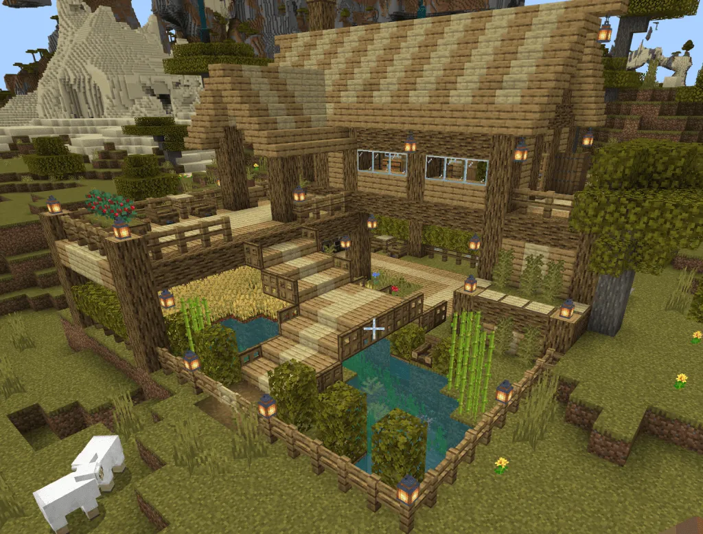 Структура шикарного дома