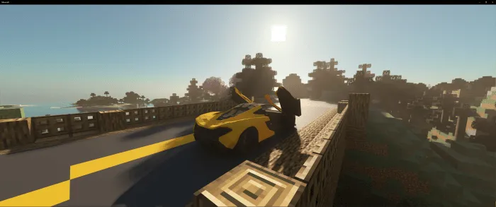 Вид макларена сзади