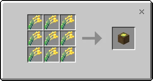 Крафт ящика пшеницы