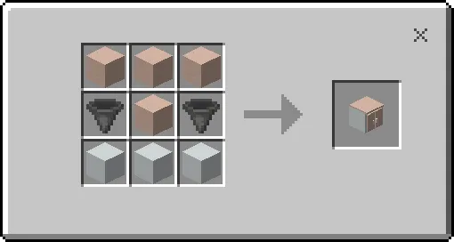 Крафт ящика с воронками