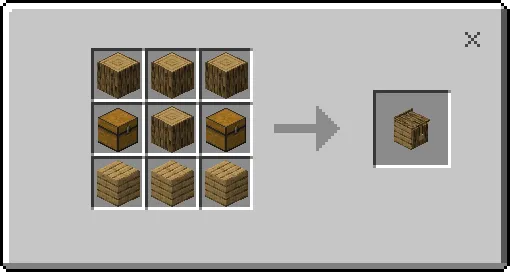 Крафт двойного ящика