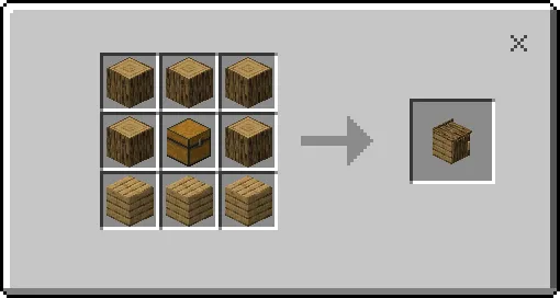 Крафт ящика из дерева