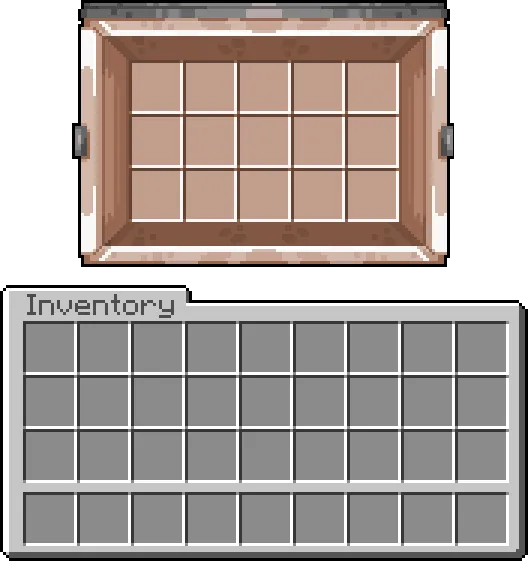 Новый интерфейс ящиков и инвентаря